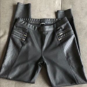 Express faux leather leggings.